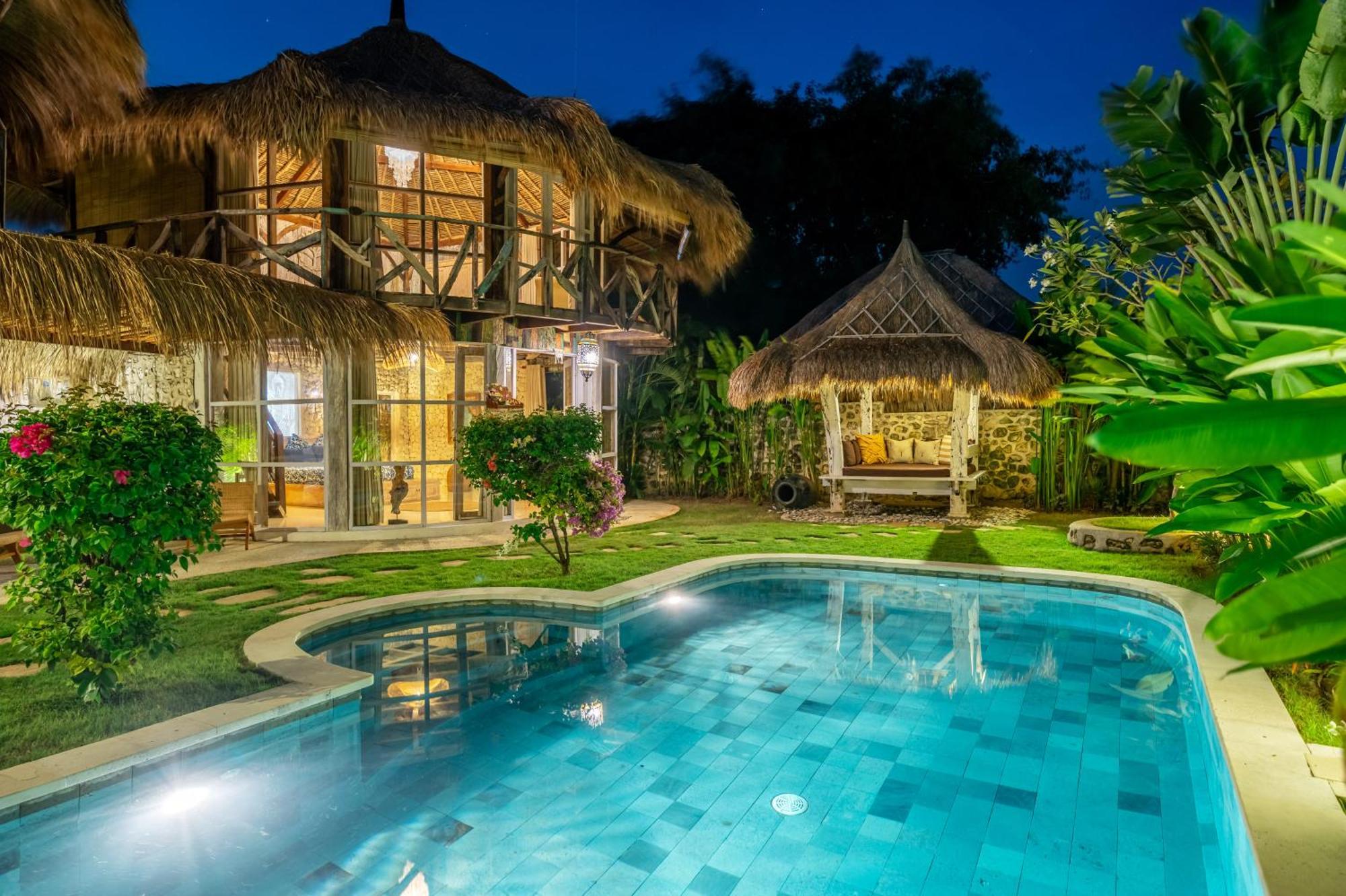 Balangan Beach Villa Idaman Bungalows Jimbaran Esterno foto