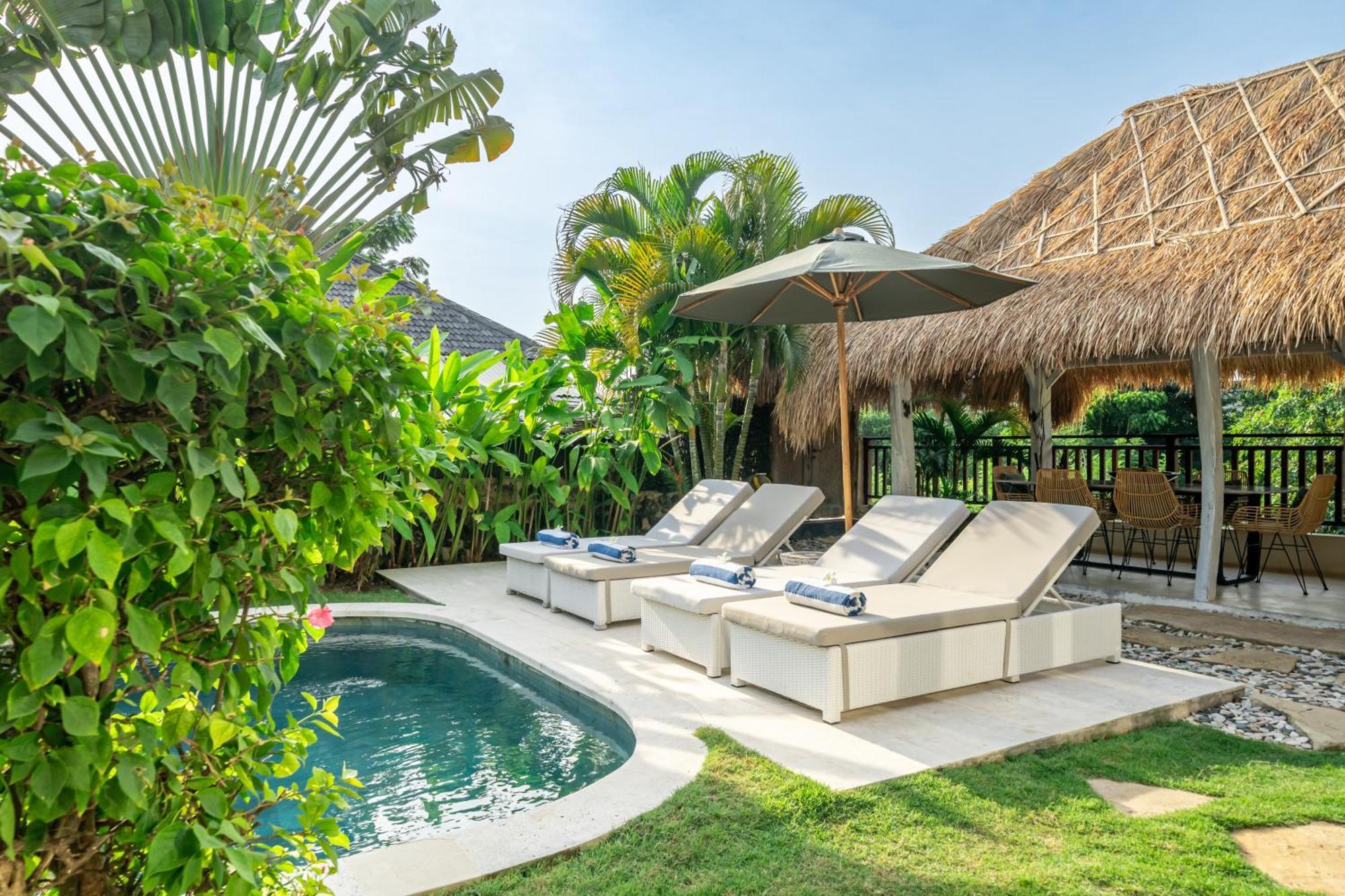 Balangan Beach Villa Idaman Bungalows Jimbaran Esterno foto